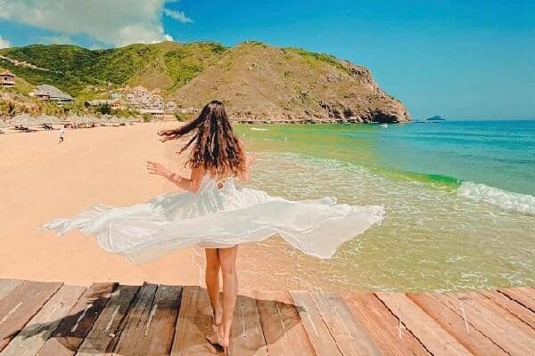 Du khách check in tại Kỳ Co Quy Nhơn