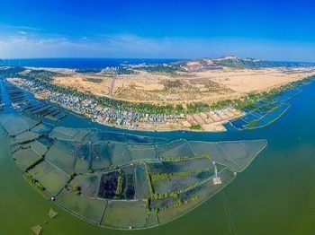 Đầm Thị Nại Quy Nhơn nhìn toàn cảnh từ trên cao