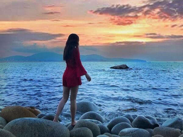 Ghềnh Ráng Tiên Sa Quy Nhơn lúc chiều muộn